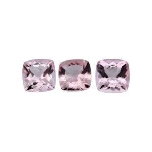 Pink Morganite – Cushion – 8 mm