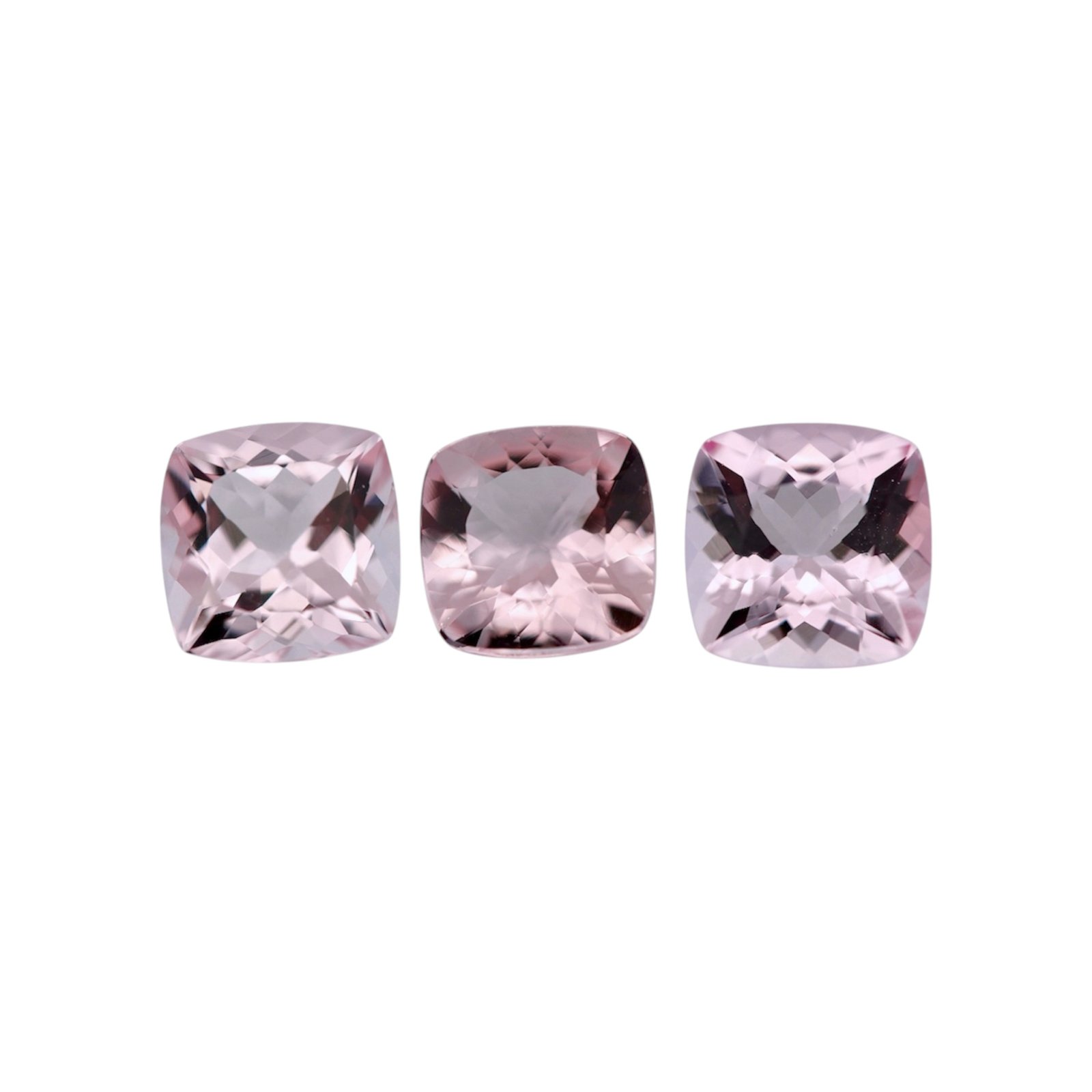 Pink Morganite - Cushion - 8 mm