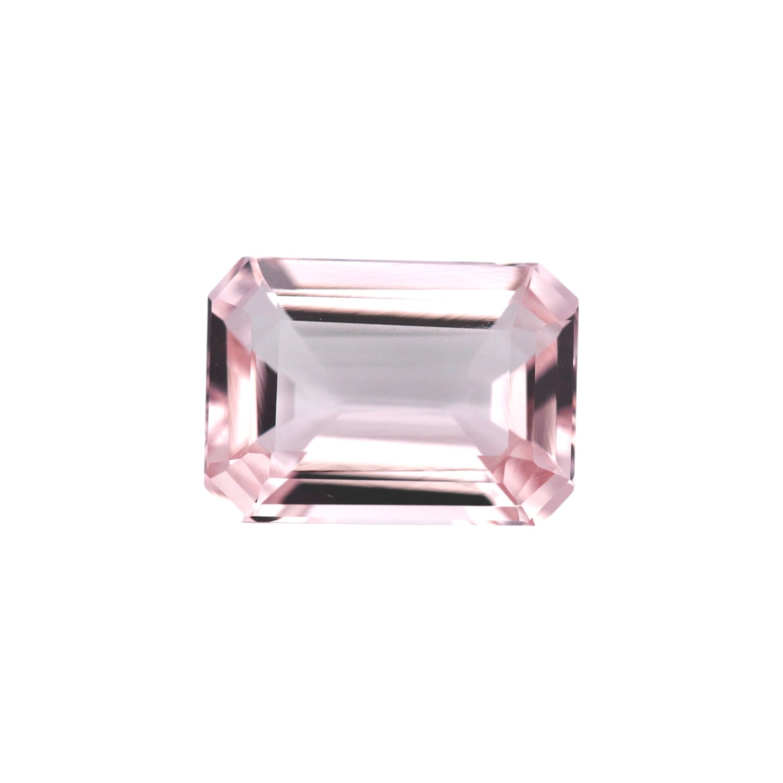 Pink Morganite - Emerald Cut - 9 x 6.5 mm - 1.66 ct
