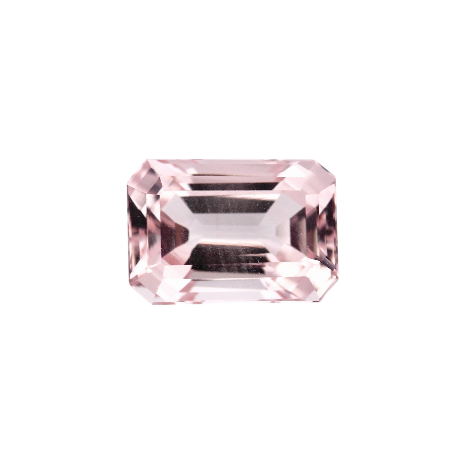 Pink Morganite - Emerald Cut - 9.3 x 6.5 mm - 2.46 ct
