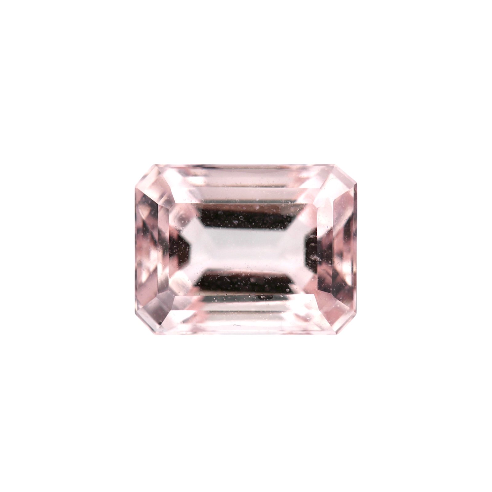 Pink Morganite - Emerald Cut - 9.5 x 7.4 mm - 3.17 ct