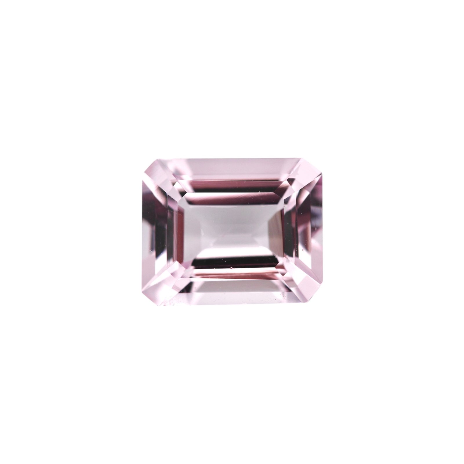 Pink Morganite - Emerald Cut - 10.1 x 8.3 mm - 3.20 ct