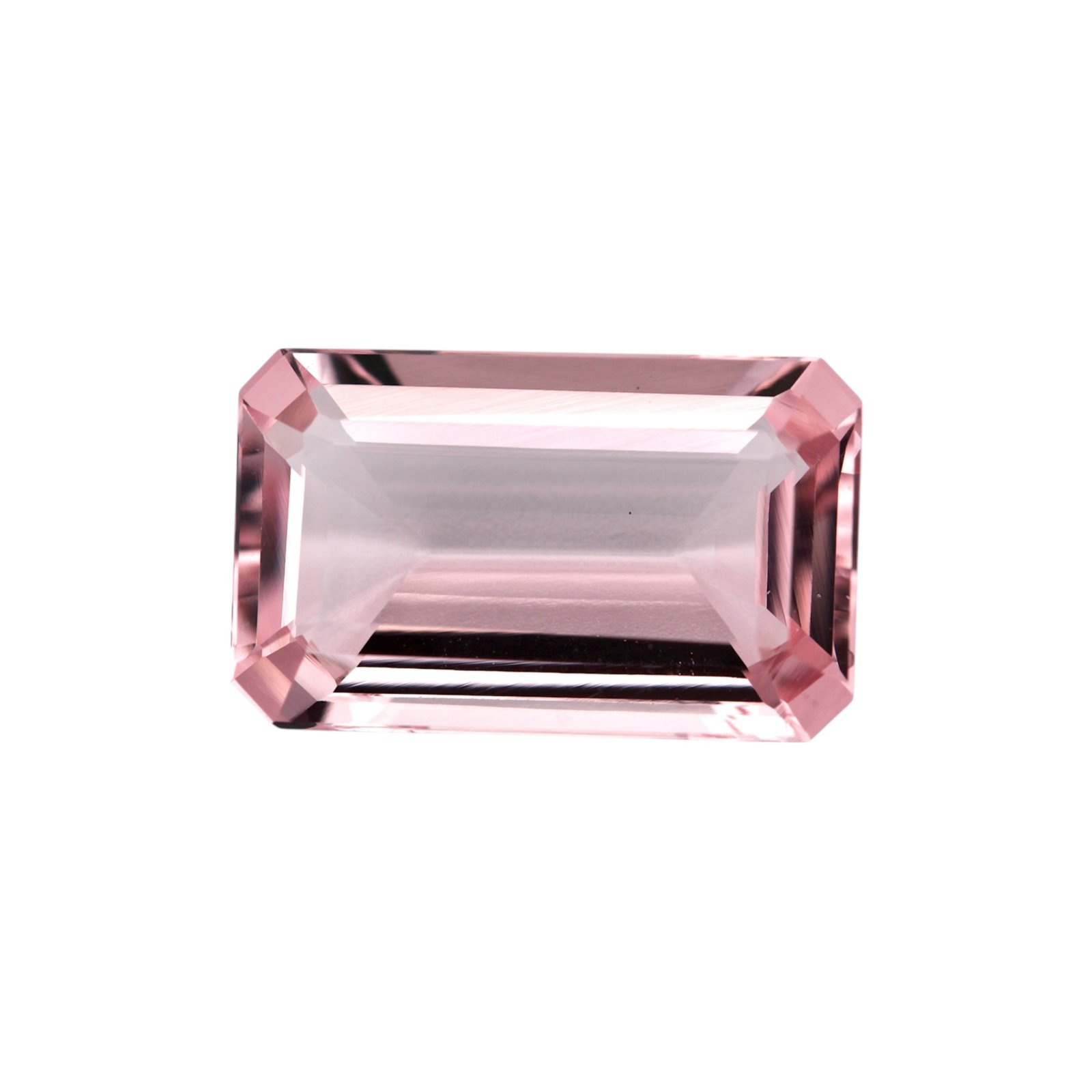 Pink Morganite - Emerald Cut - 14.6 x 9 mm - 5.41 ct