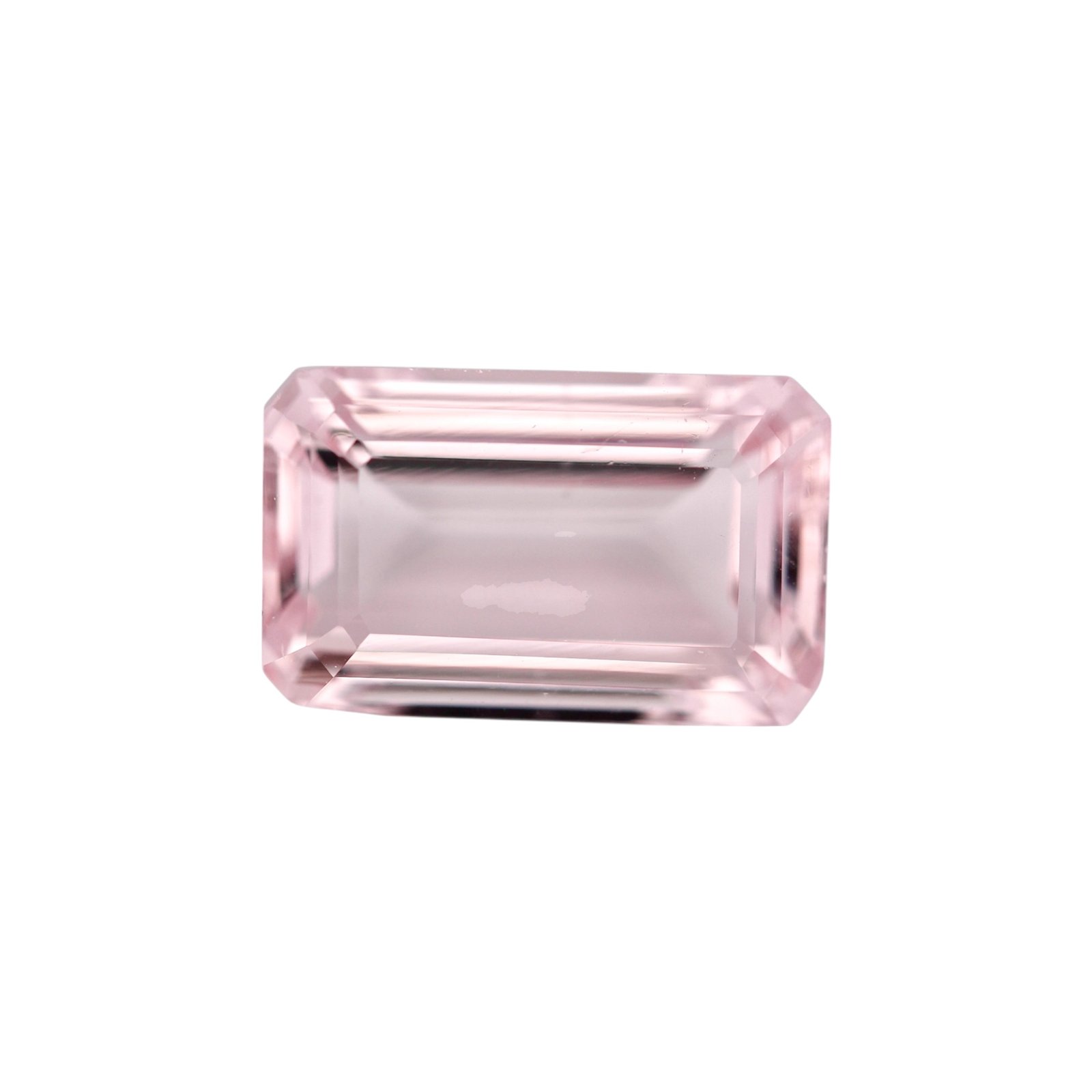 Pink Morganite - Emerald Cut - 12.7 x 8 mm - 5.80 ct