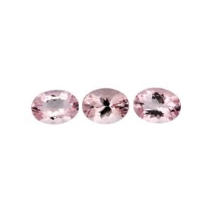Pink Morganite – Oval – 6 x 4 mm (Dark Pink)