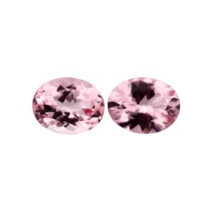 Pink Morganite – Oval (Pair) – 9 x 7 mm – 3.30 ct