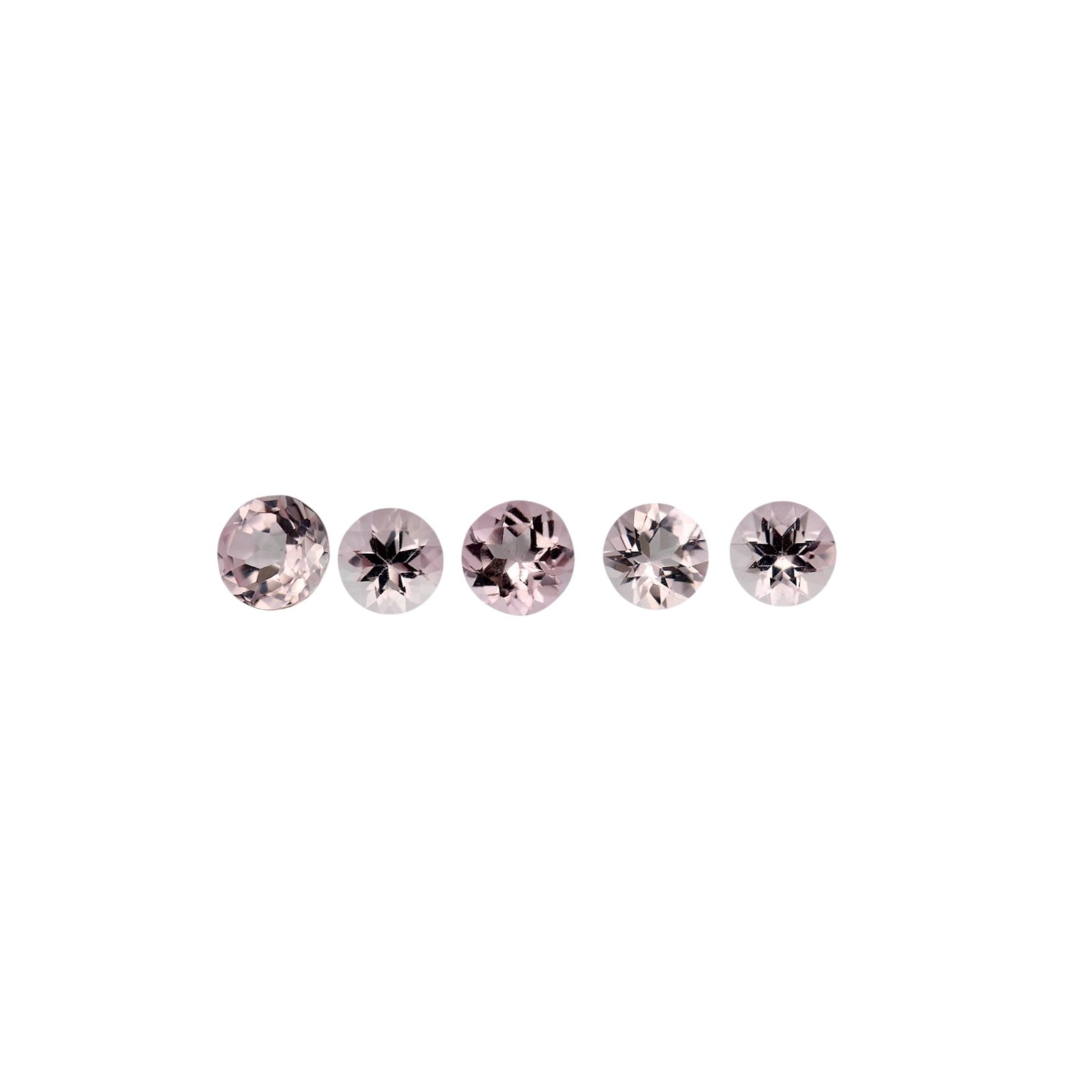 Pink Morganite - Round - 3 mm