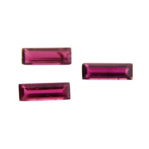 Pink Tourmaline – Baguette – 12 x 4 mm