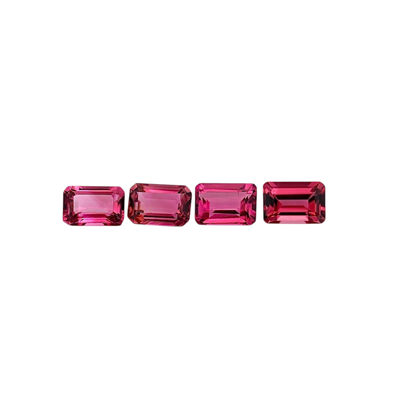 Pink Tourmaline - Emerald Cut - 6 x 4 mm