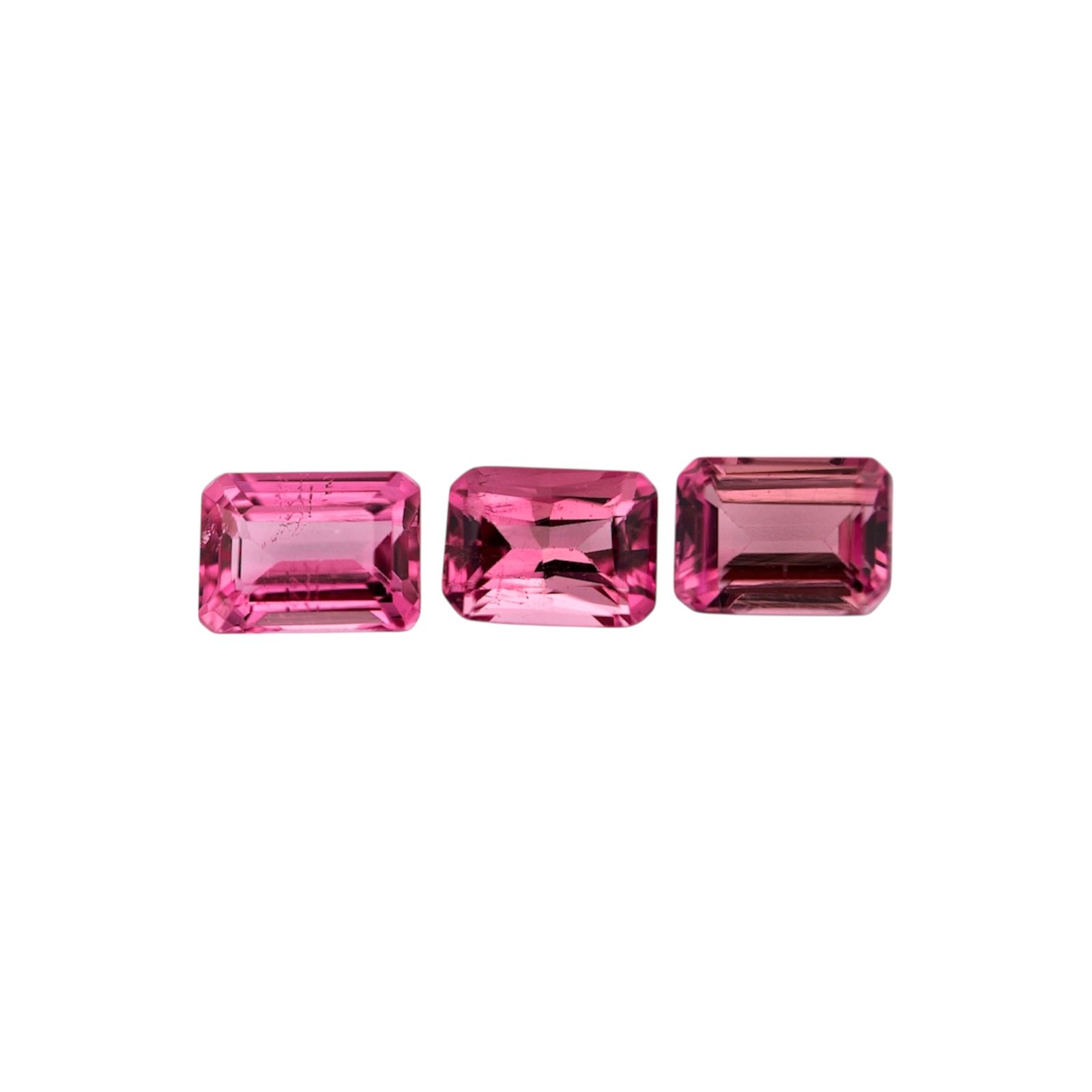 Pink Tourmaline - Emerald Cut - 7 x 5 mm