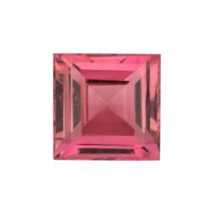Pink Tourmaline – Square Cut – 7 mm – 1.93 ct