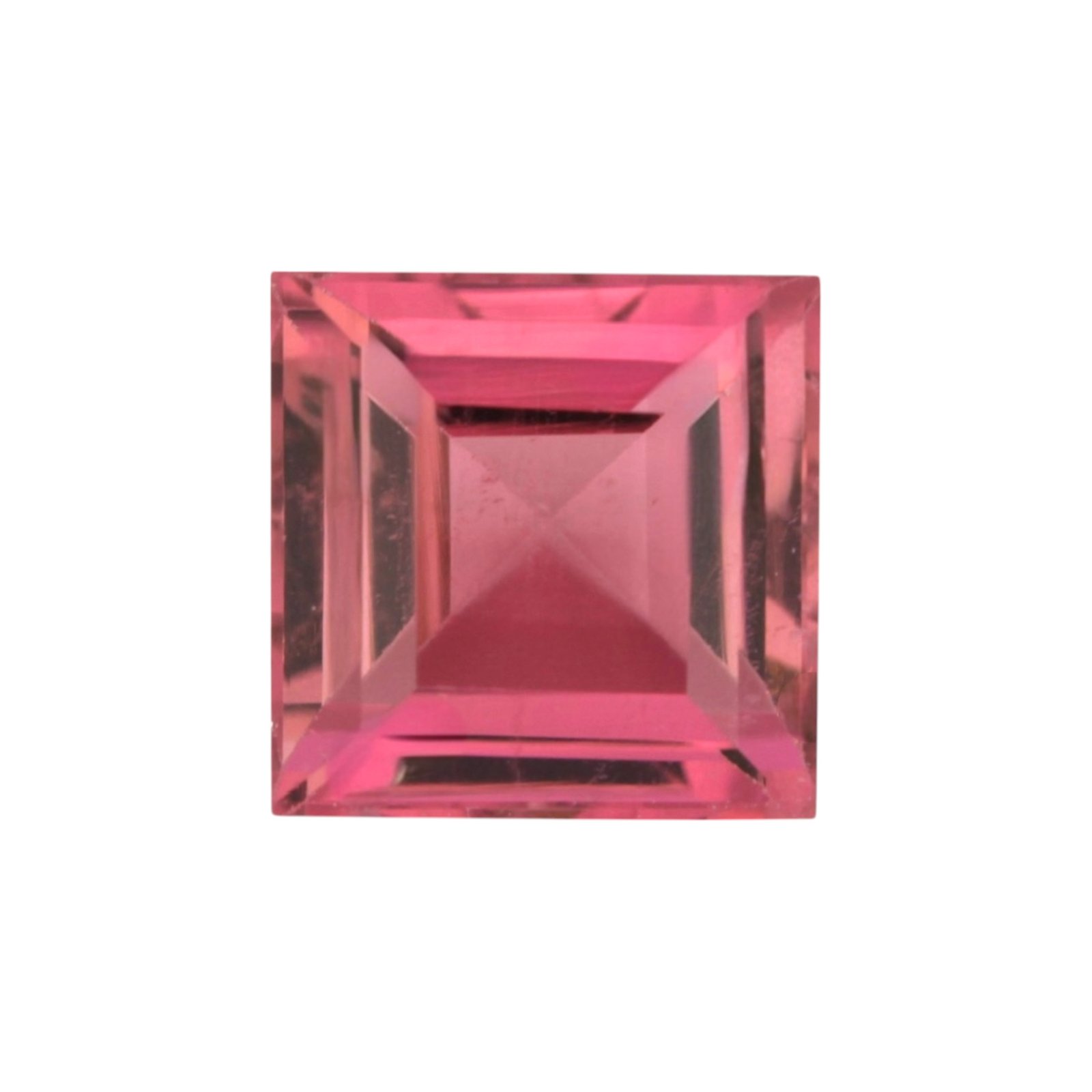 Pink Tourmaline - Square Cut - 7 mm - 1.93 ct