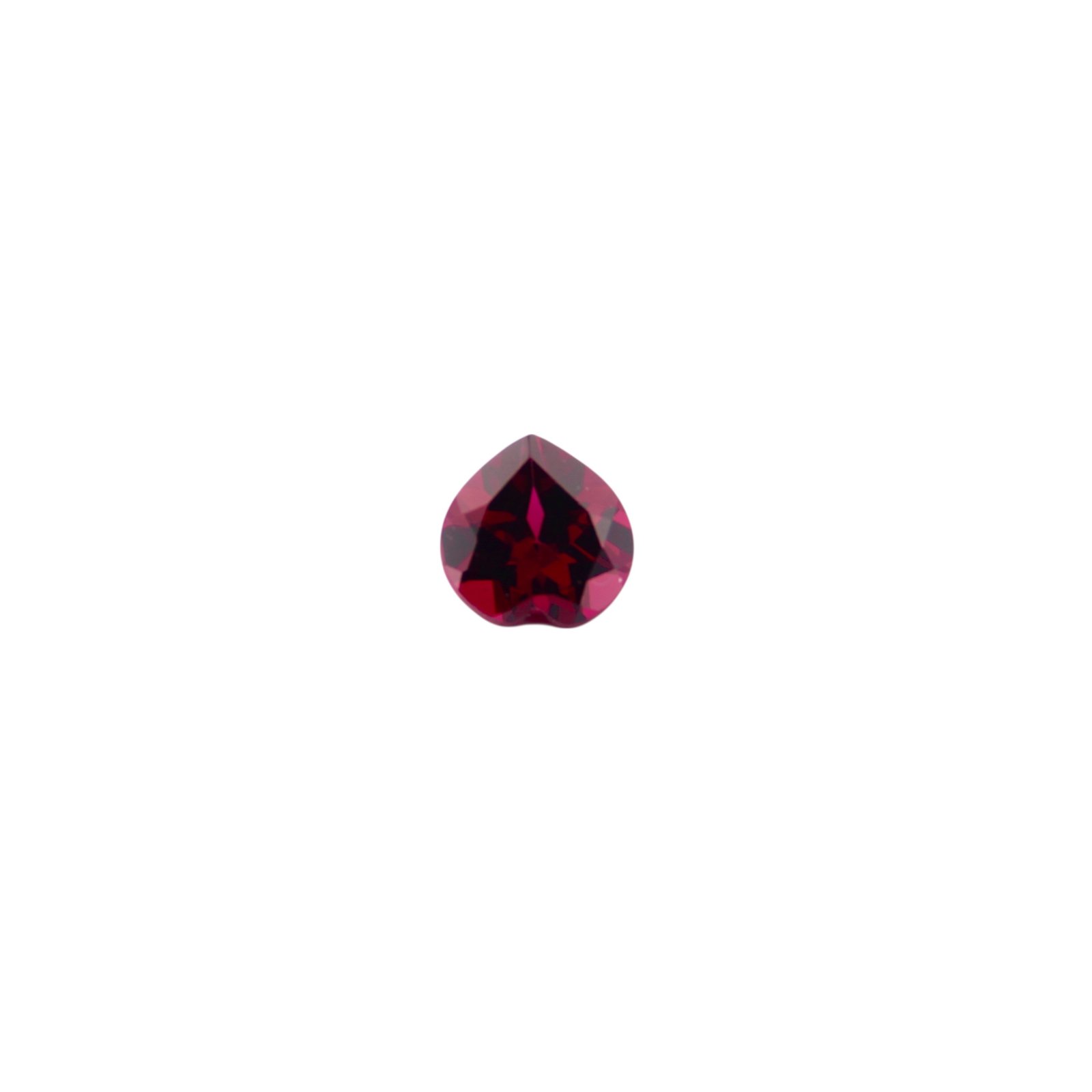 Rhodolite - Heart Shape - 8 mm - 2.24 ct