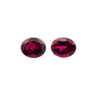 Rhodolite – Oval (Pair) – 10 x 8 mm – 6.71 ct