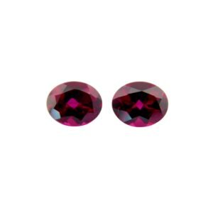 Rhodolite – Oval (Pair) – 10 x 8 mm – 6.76 ct