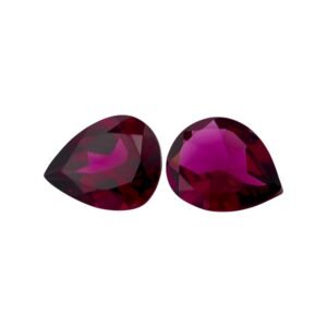 Rhodolite – Pear Shape (Pair) – 10 x 8 mm – 5.05 ct