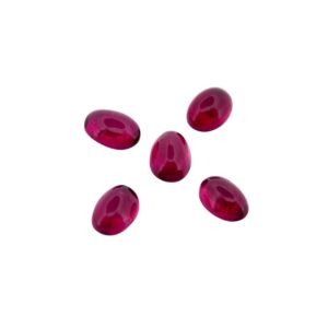 Rubelite Tourmaline (CAB) – Oval – 6.5 x 4.5 mm