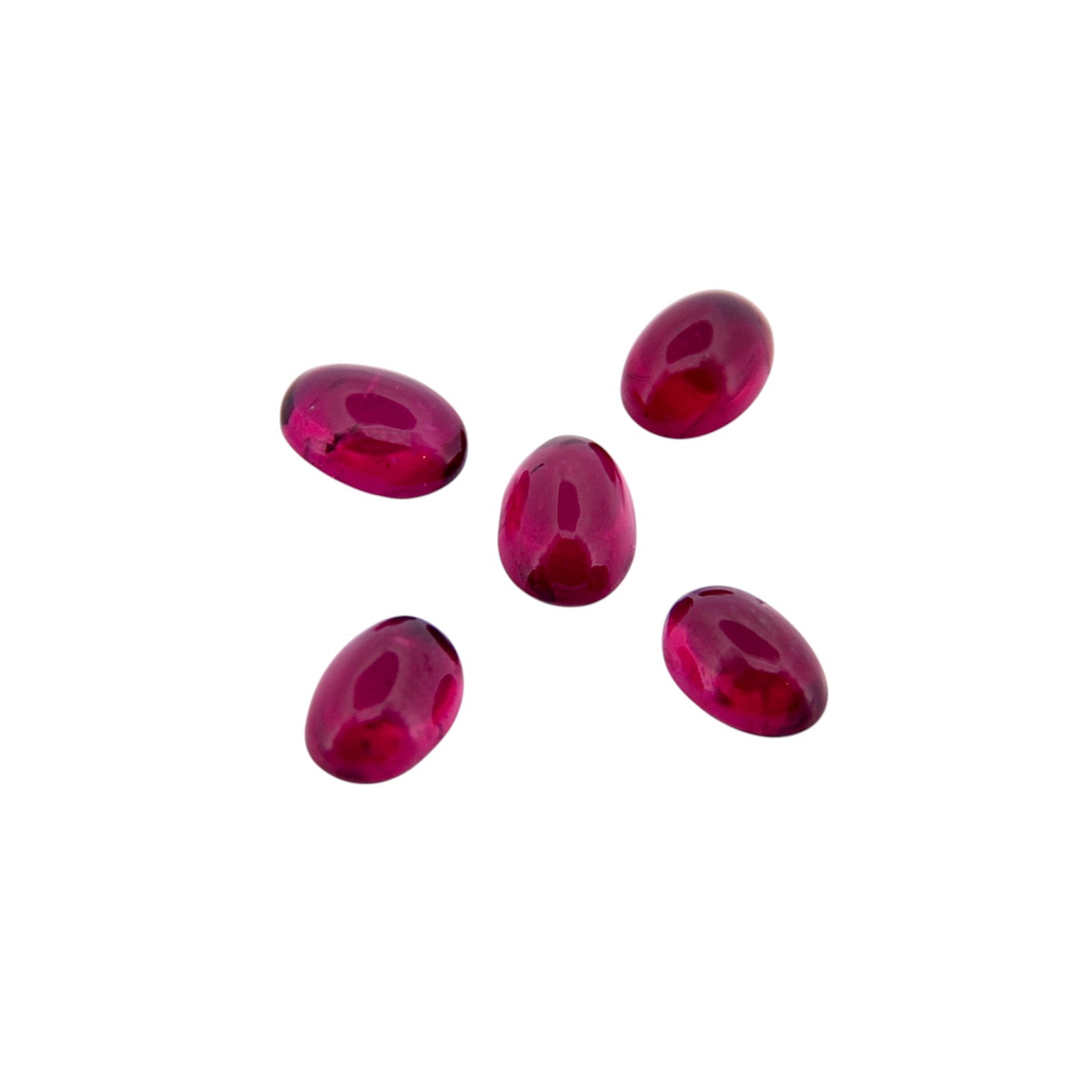 Rubelite Tourmaline (CAB) - Oval - 6.5 x 4.5 mm
