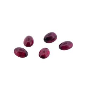 Rubelite Tourmaline (CAB) – Oval – 7 x 5 mm