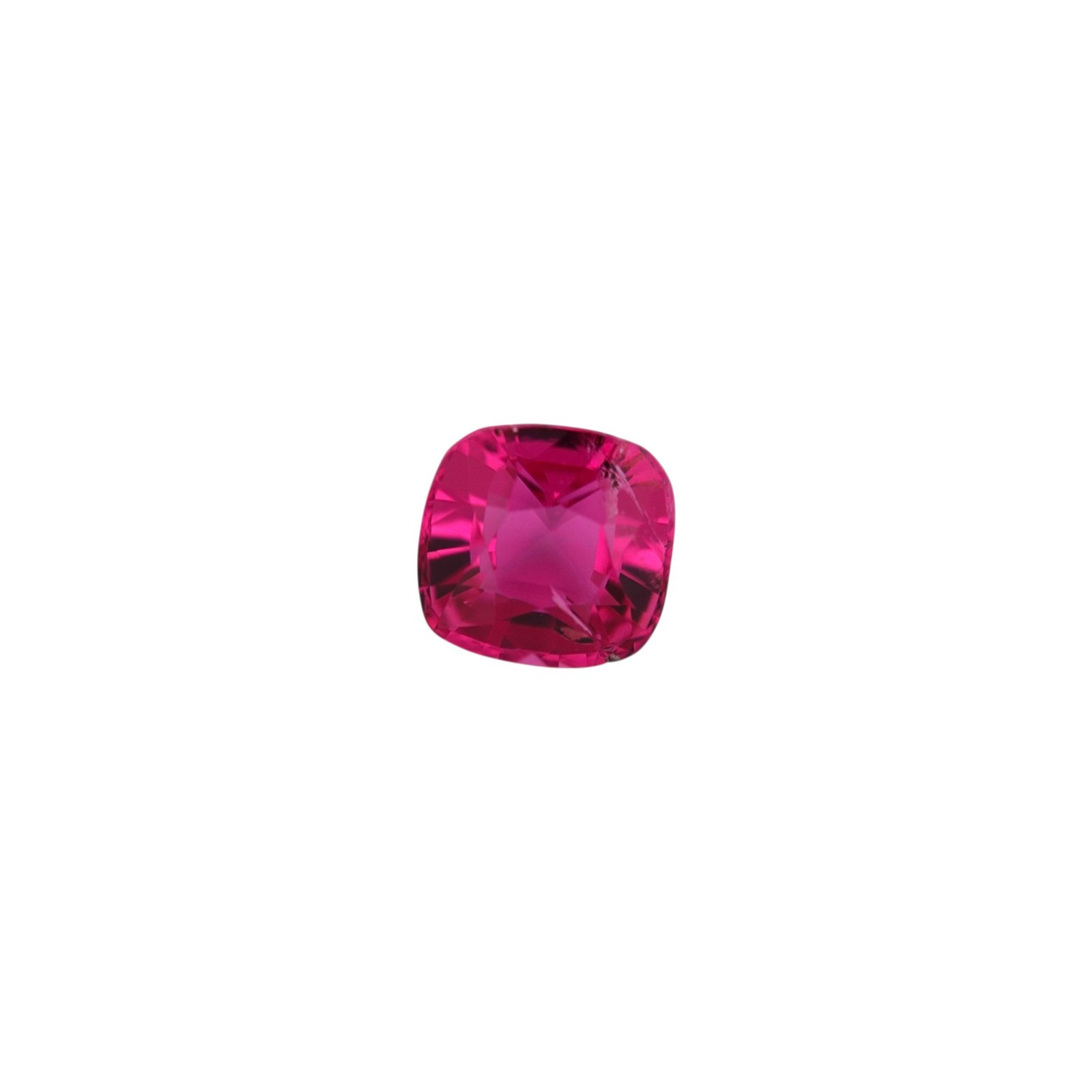 Rubelite Tourmaline - Cushion - 5.7 mm - 0.80 ct
