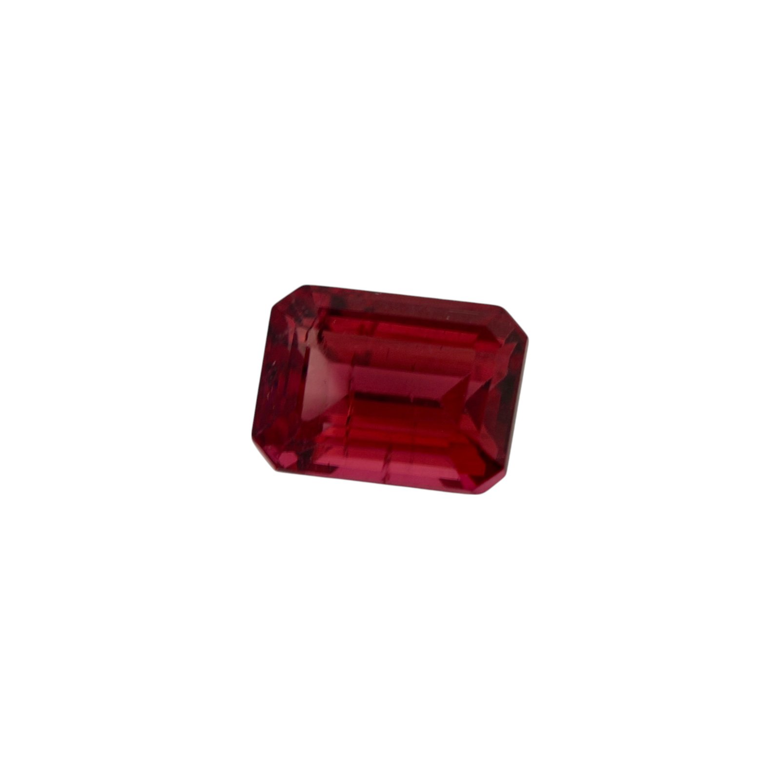 Rubelite Tourmaline - Emerald Cut - 7.7 x 5.6 mm - 1.73 ct