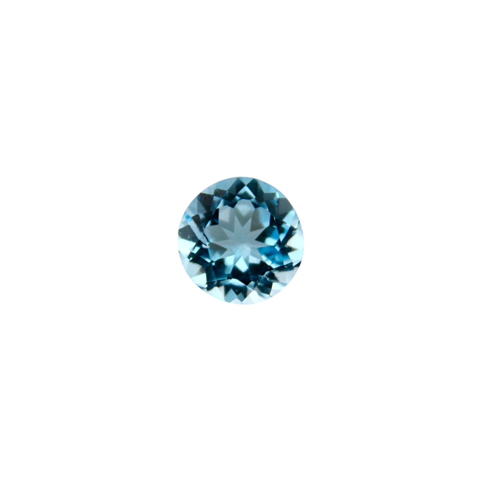 Sky Blue Topaz - Round - 10 mm - 4.07 ct