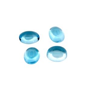 Swiss Blue Topaz (CAB) – Oval – 9 x 7 mm