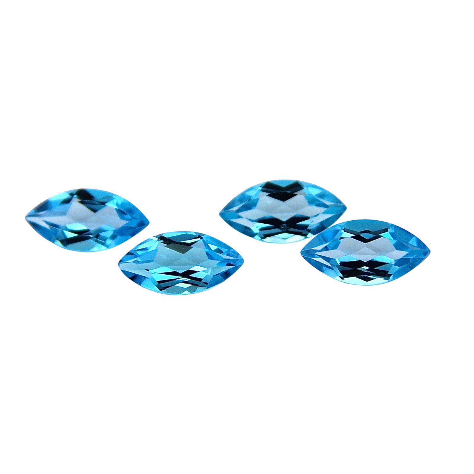Swiss Blue Topaz - Marquise - 12 x 6 mm