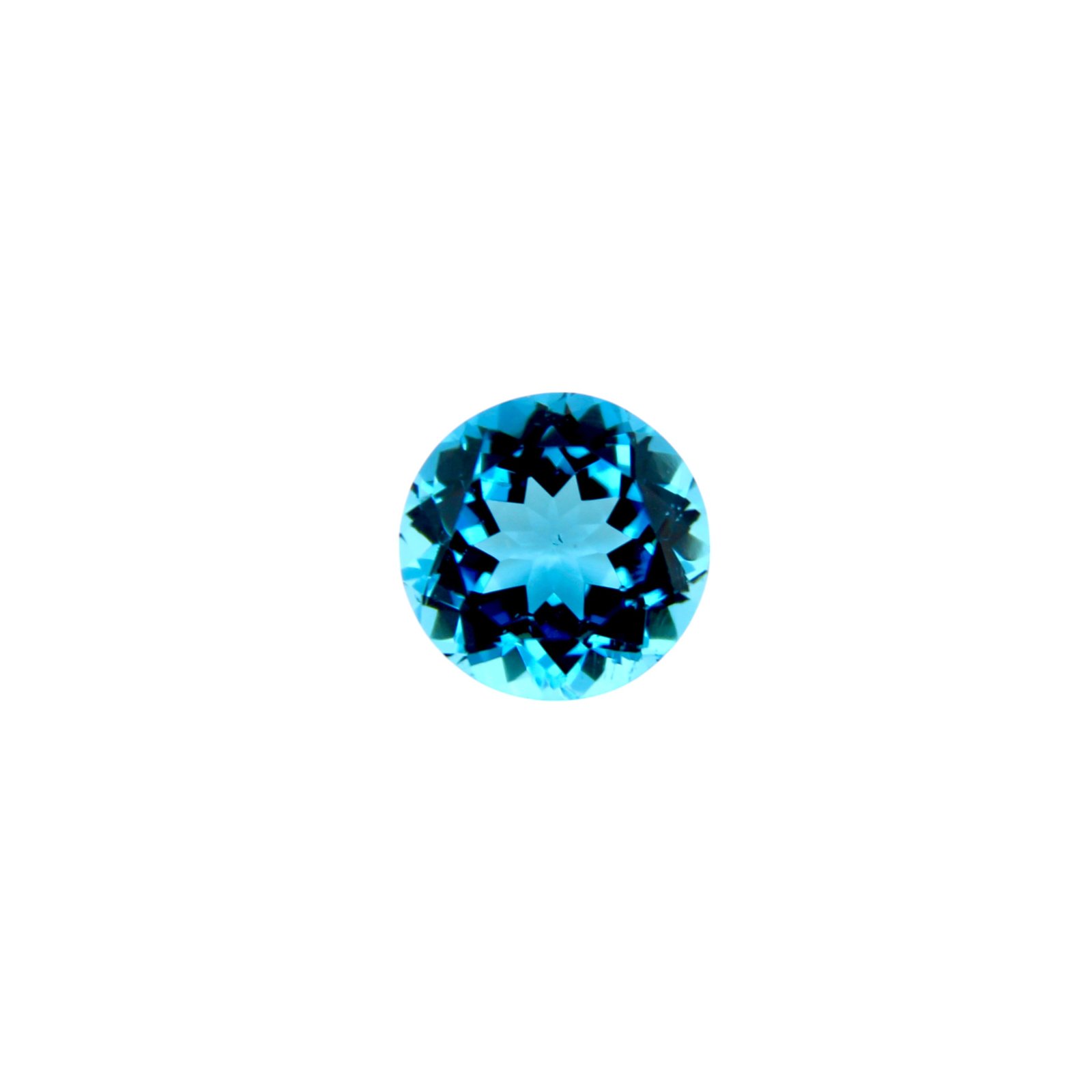 Swiss Blue Topaz - Round - 11.5 mm - 6.43 ct