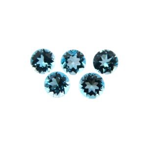 Swiss Blue Topaz – Round – 7.5 mm
