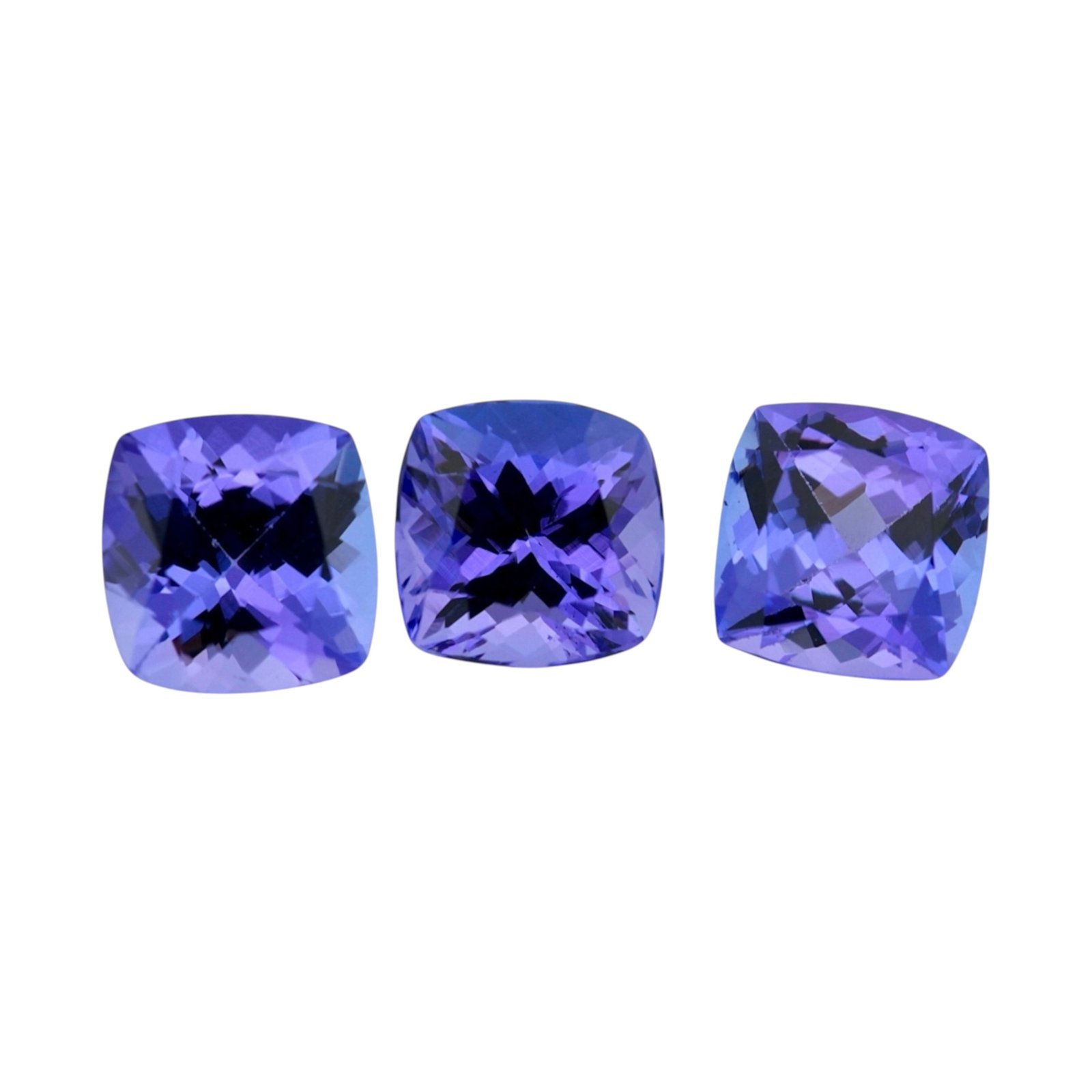 Tanzanite - Cushion - 7 mm