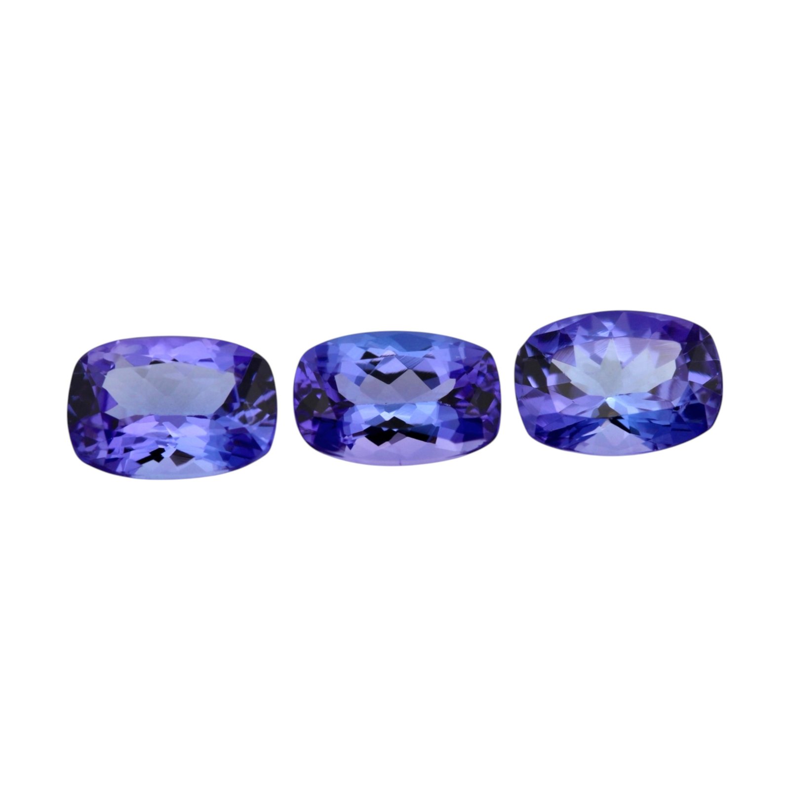 Tanzanite - Cushion - 8 x 6 mm
