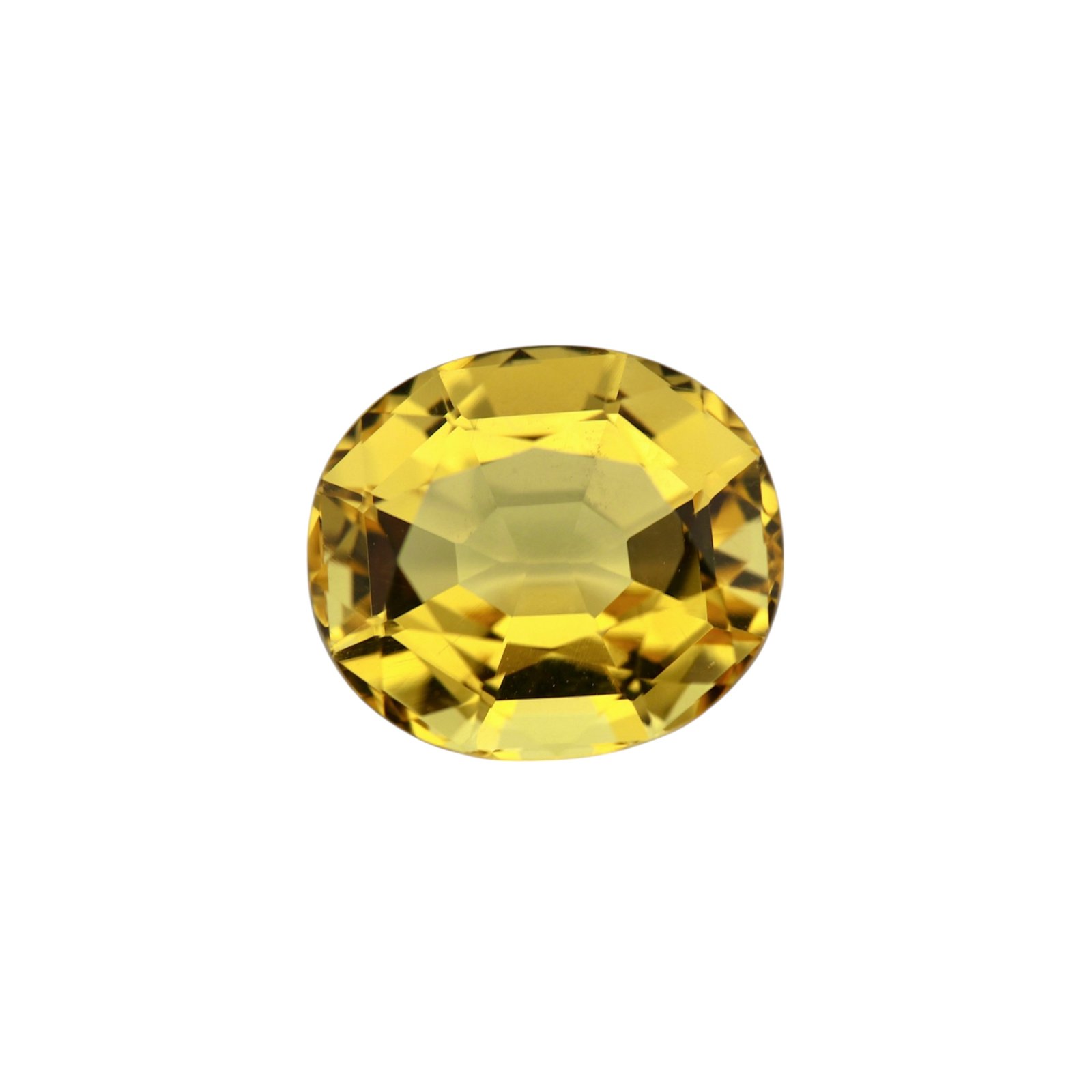 Yellow Beryl - Oval - 12.3 x 10.9 mm - 5.94 ct