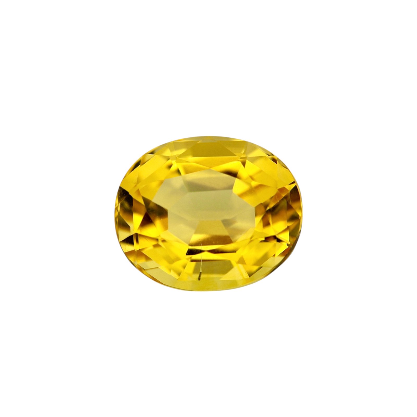 Yellow Beryl - Oval - 12.8 x 10.6 mm - 6.53 ct