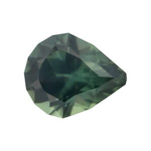 Australian Green Sapphire – Geometrical Pear Shape – 9.8 x 8.1 mm – 2.73 ct