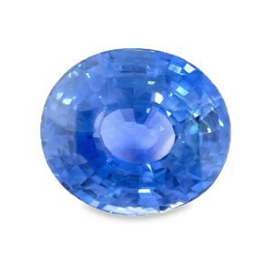 Blue Sapphire – Oval – 11.02 x 9.70 mm – 6.16 ct (NH)