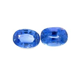 Blue Sapphire – Oval (Pair) – 7 x 5 mm – 2.46 ct