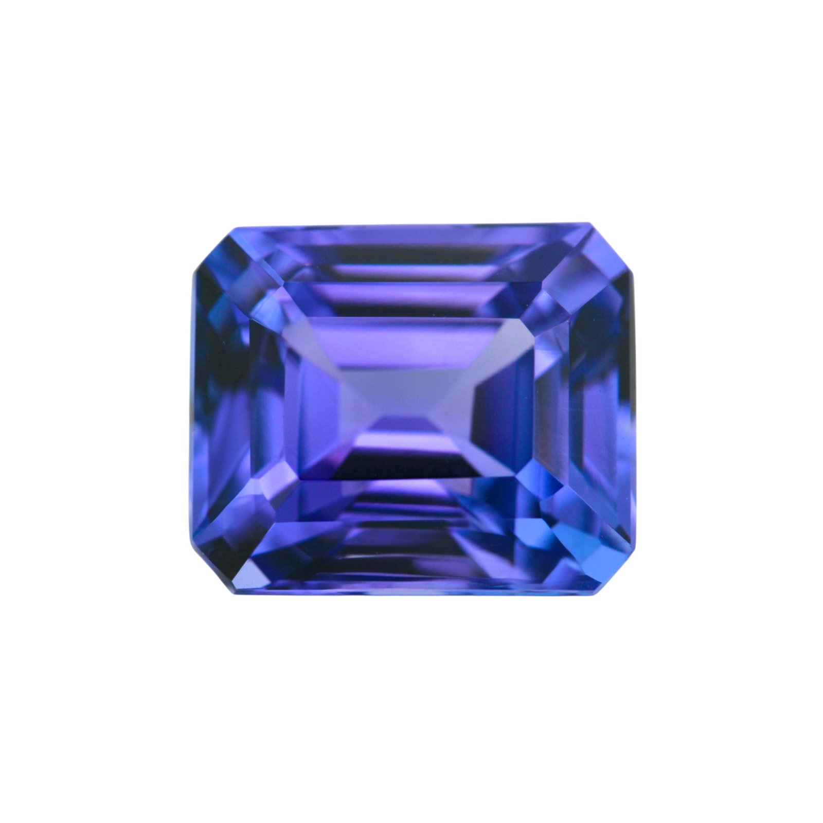 Tanzanite - Emerald Cut - 11.3 x 9.4 mm - 6.60 ct