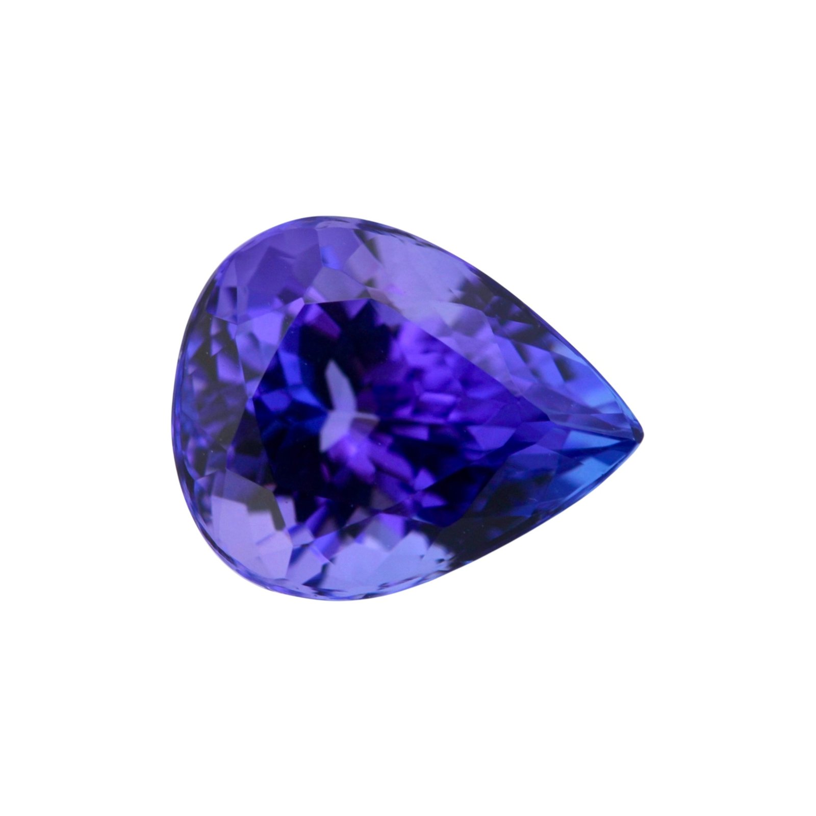 Tanzanite - Pear Shape - 11 x 9 mm - 4.18 ct