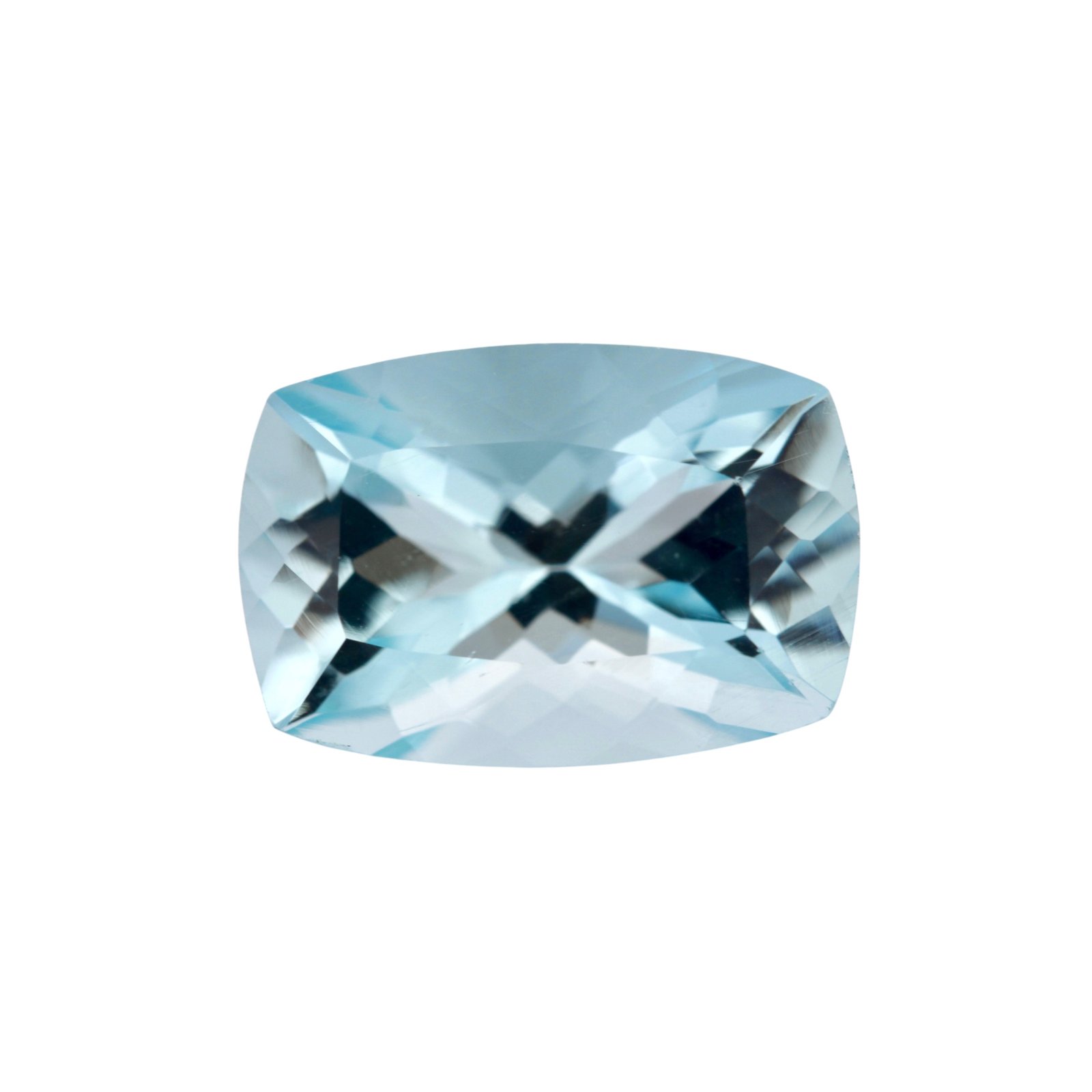 Aquamarine - Cushion - 11.8 x 8.1 mm - 3.55 ct