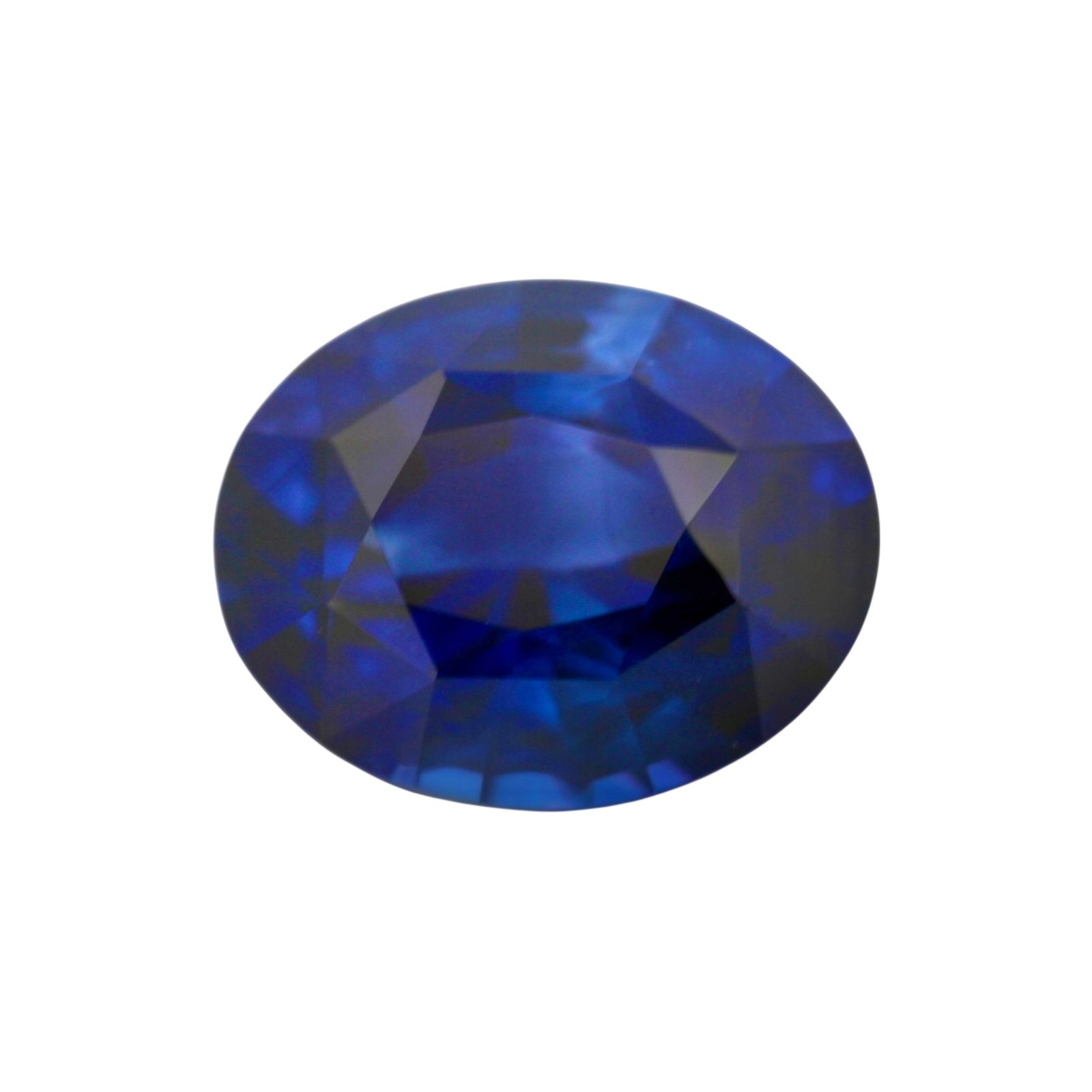 Royal Blue Sapphire - Oval - 9.7 x 7.8 mm - 3.21 ct