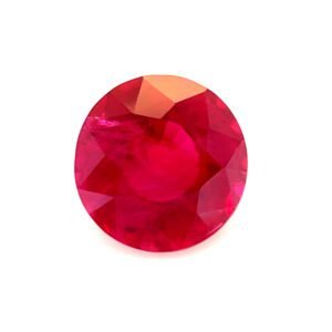 Burmese Ruby Pigeon Blood Red – Round – 6 mm – 1.09 ct